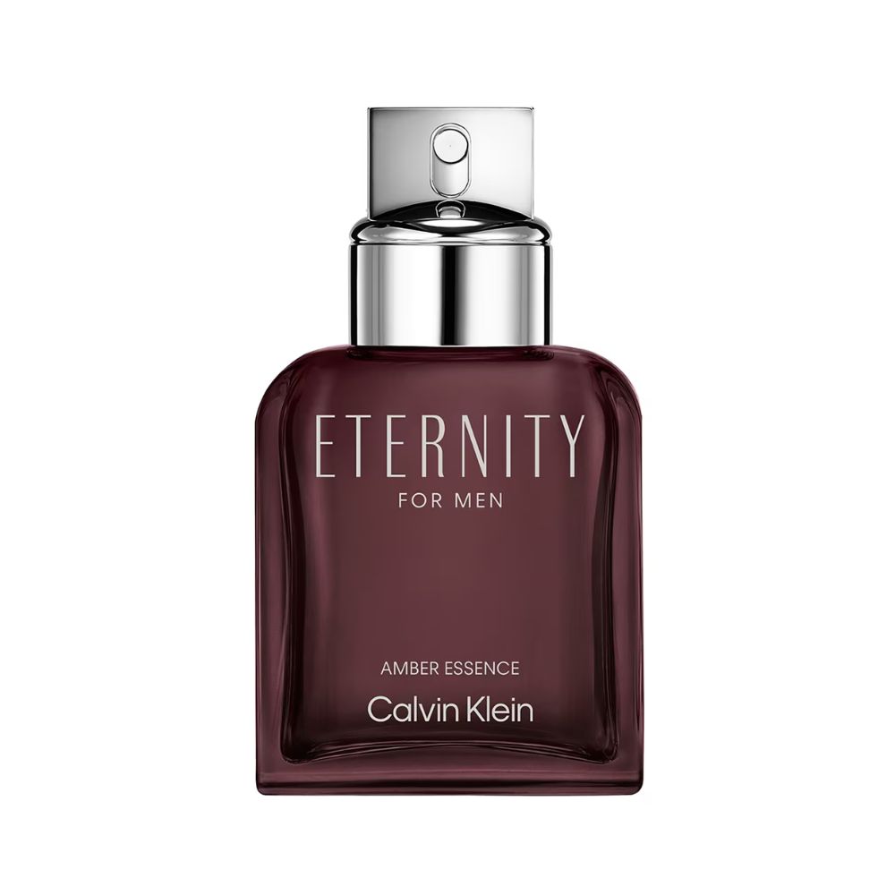 Frasco oficial do perfume CK ETERNITY MEN AMBER ESSENCE EDP 100ML