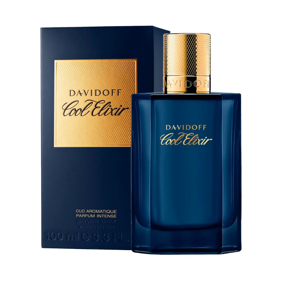Frasco oficial do perfume DAVIDOFF COOL ELIXIR MAN PARF INTENSE 100ML