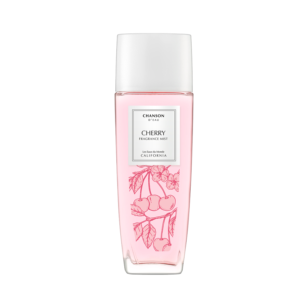 Frasco oficial do perfume CHANSON D EAU BODY SPLASH CHERRY 75ML