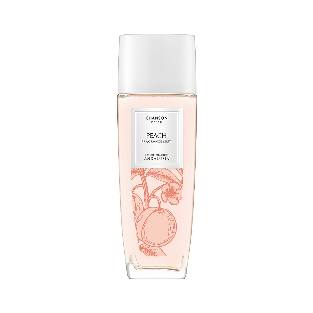 Frasco oficial do perfume CHANSON D EAU BODY SPLASH PEACH 75ML