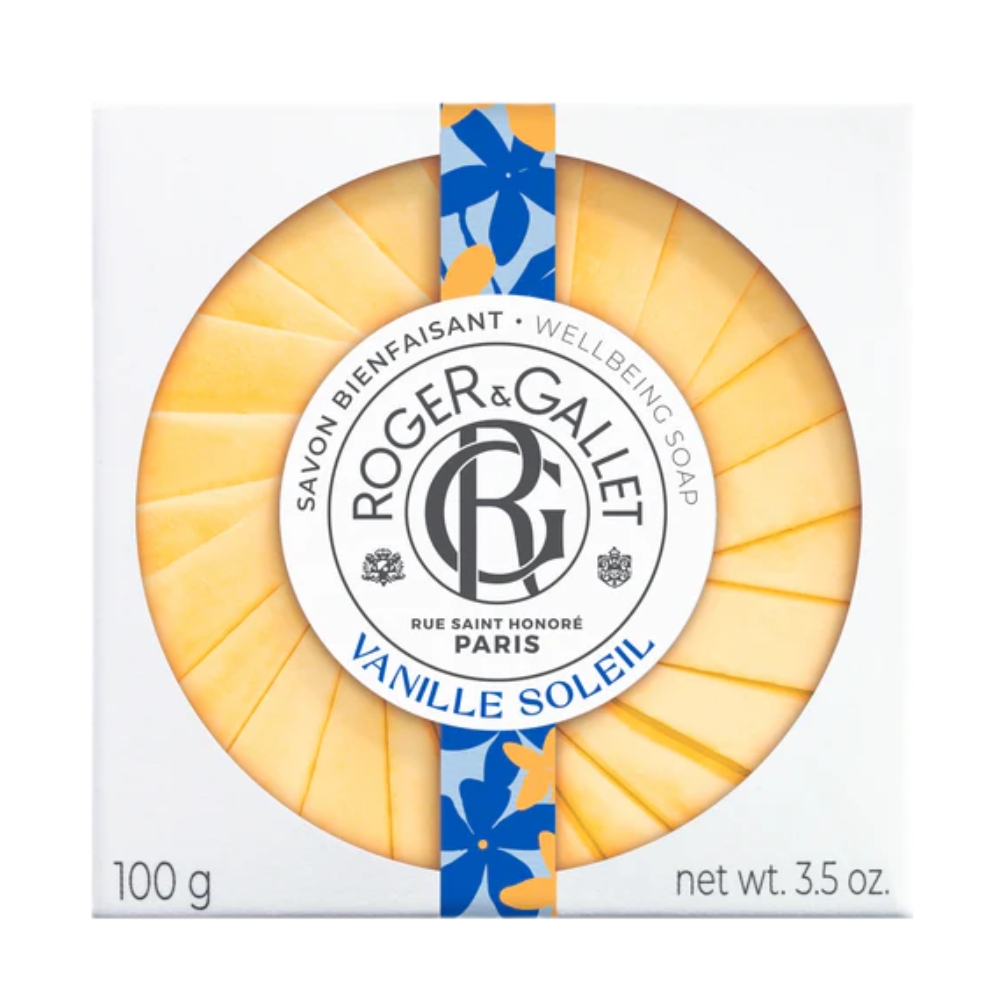 Frasco oficial do perfume ROGER E GALLET VANILLE SOLEIL SAB 100G