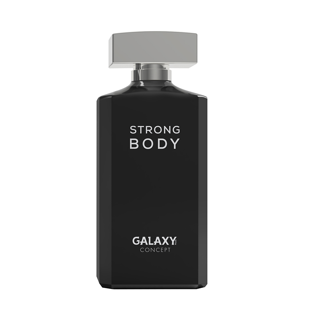Frasco oficial do perfume *GALAXY PLUS CONCEPT STRONG BODY EDP 100ML