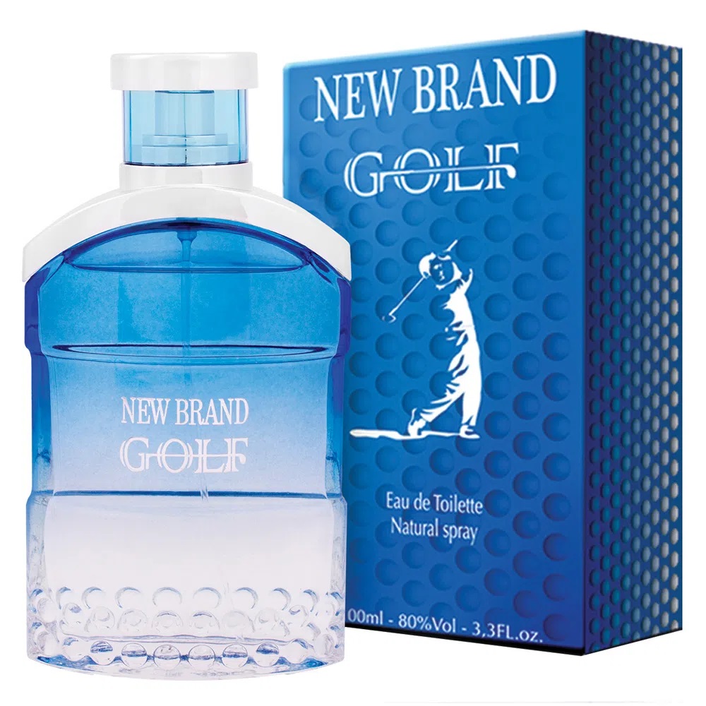 Frasco oficial do perfume *NB GOLF BLUE FOR MEN EDT 100ML