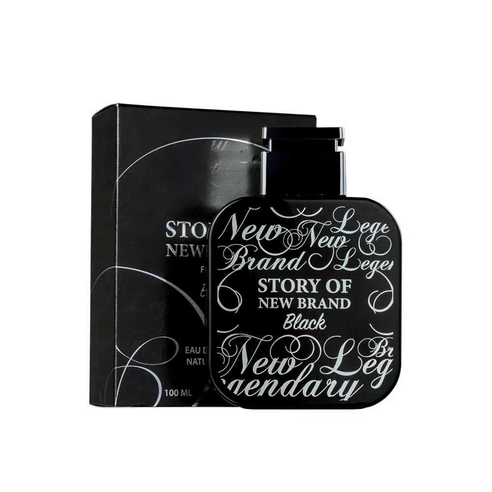 Frasco oficial do perfume *NB STORY OF NEW BRAND BLACK FOR MEN