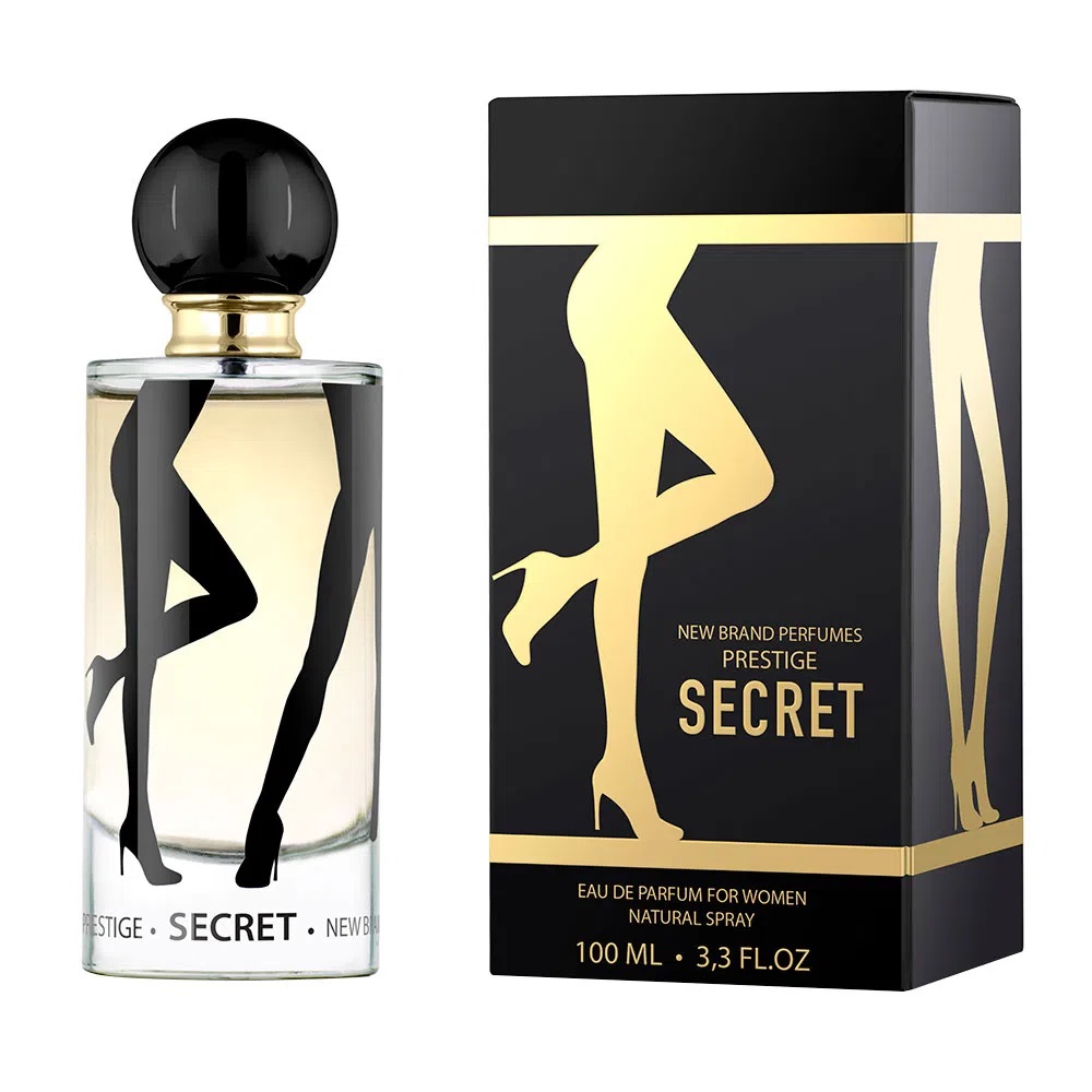 Frasco oficial do perfume NB PRESTIGE SECRET FOR WOMEN EDP 100ML