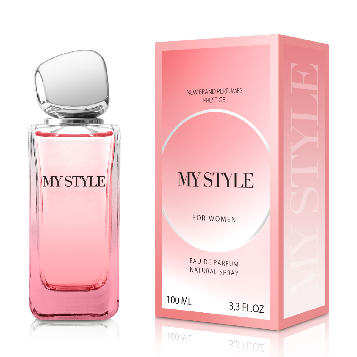 Frasco oficial do perfume NB PRESTIGE MY STYLE FOR WOMEN EDP 100ML