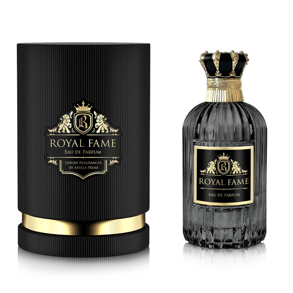 Frasco oficial do perfume ASSALA PRIME ROYAL FAME EDP 100ML