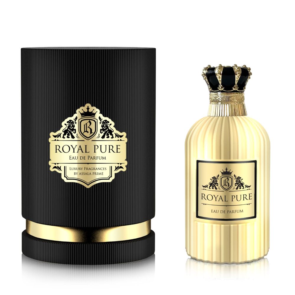 Frasco oficial do perfume ASSALA PRIME ROYAL PURE EDP 100ML