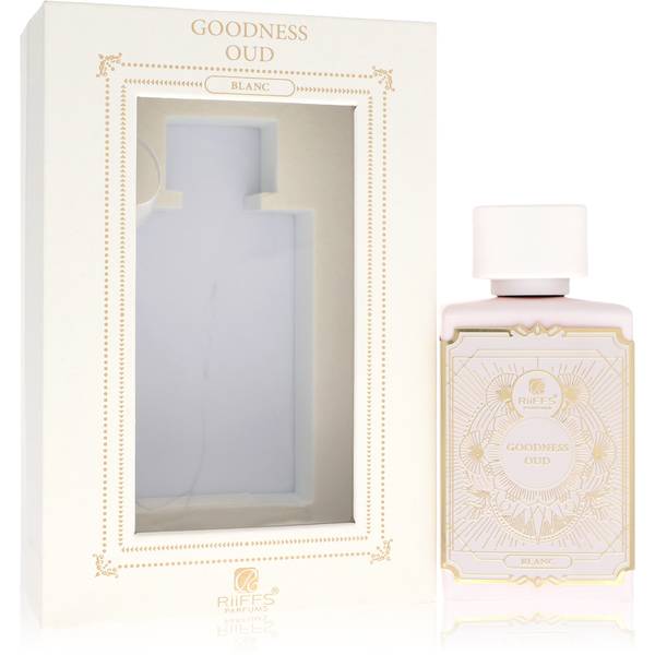 Frasco oficial do perfume RIIFFS GOODNESS OUD BLANC EDP 100ML