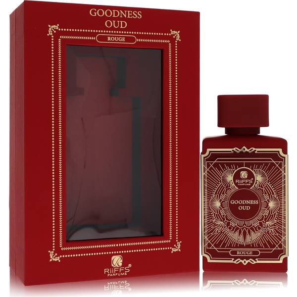 Frasco oficial do perfume RIIFFS GOODNESS OUD ROUGE EDP 100ML