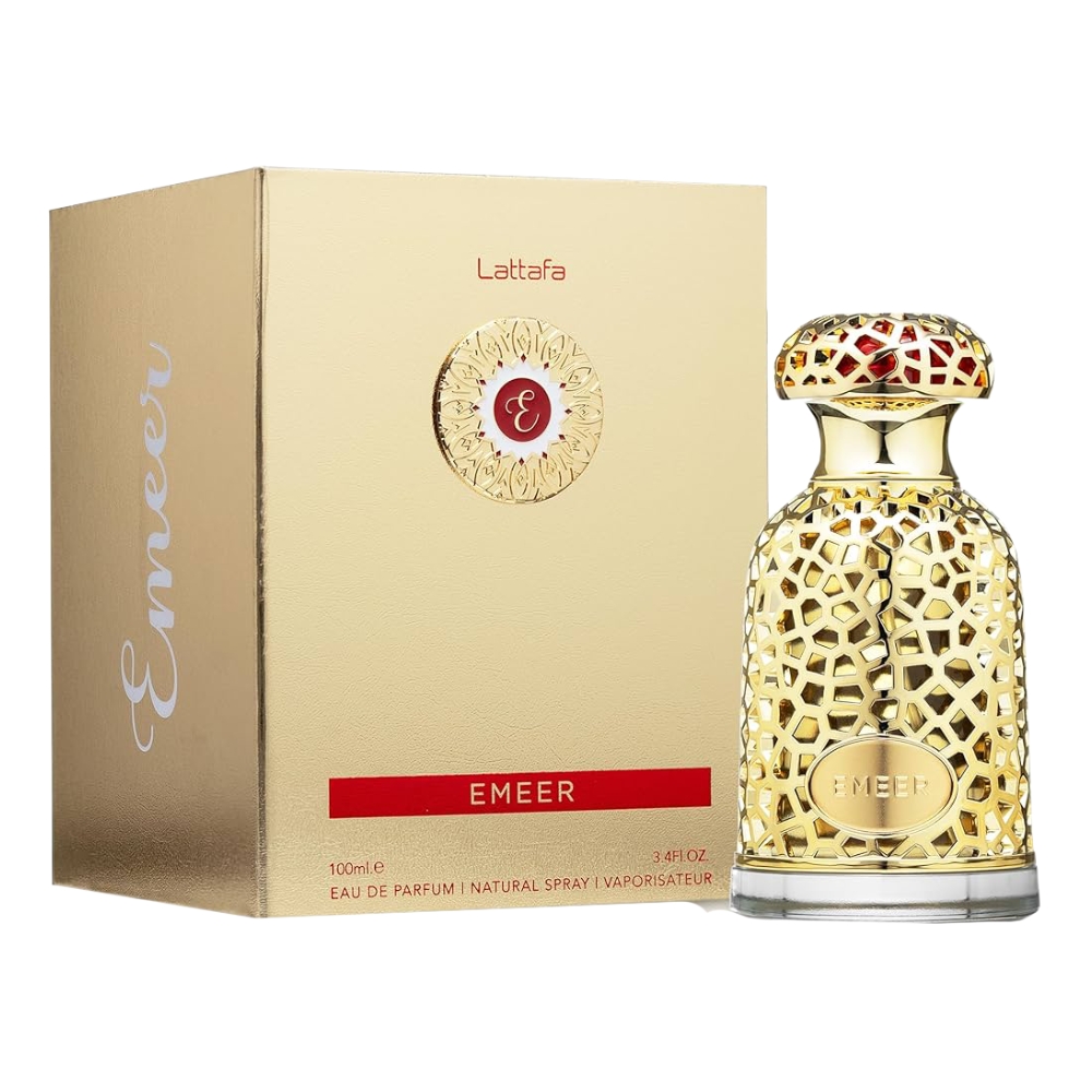Frasco oficial do perfume LATTAFA EMEER EDP 100ML