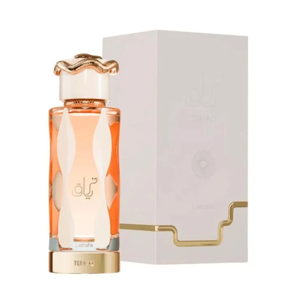 Frasco oficial do perfume LATTAFA TERIAQ EDP 100ML