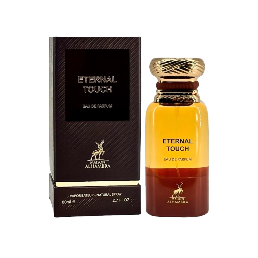 Frasco oficial do perfume MAISON ALHAMBRA ETERNAL TOUCH EDP 80ML