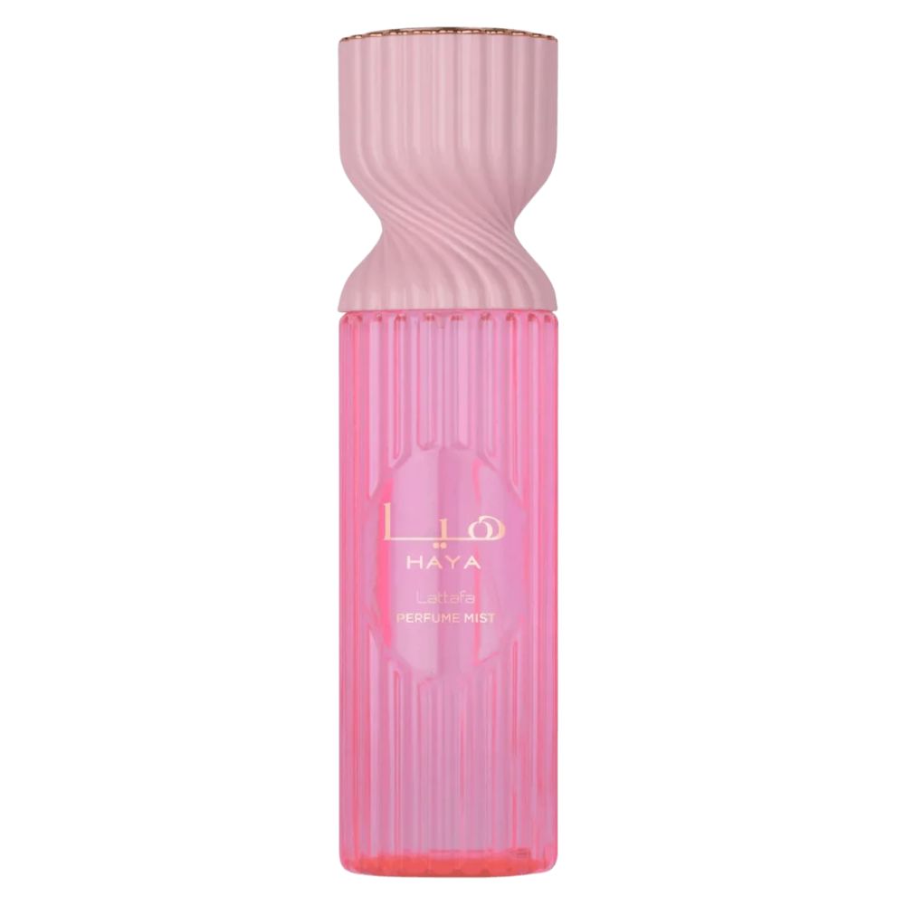 Frasco oficial do perfume LATTAFA BODY SPLASH HAYA 250ML