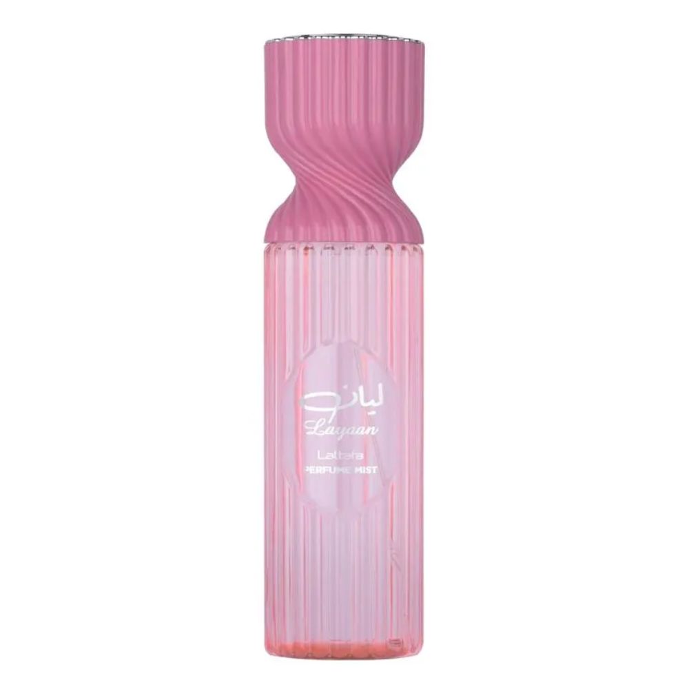 Frasco oficial do perfume LATTAFA BODY SPLASH LAYAAN 250ML