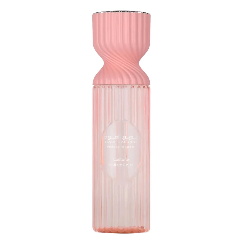 Frasco oficial do perfume LATTAFA BODY SPLASH BADEE AL OUD NOBLE BLUSH 250ML
