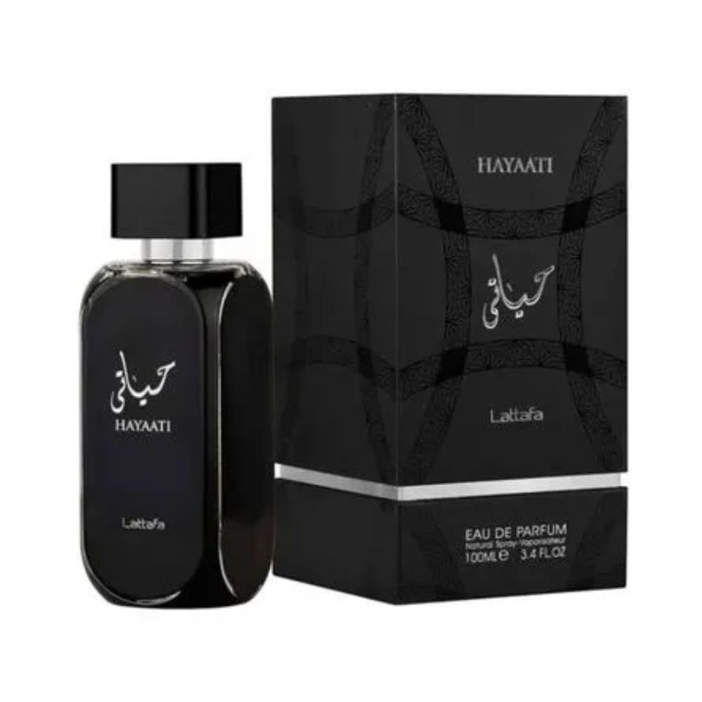 Frasco oficial do perfume LATTAFA HAYAATI EDP 100ML