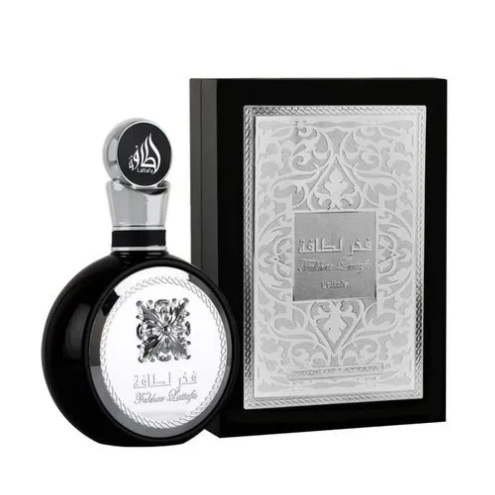 Frasco oficial do perfume LATTAFA FAKHAR MAN EDP 100ML