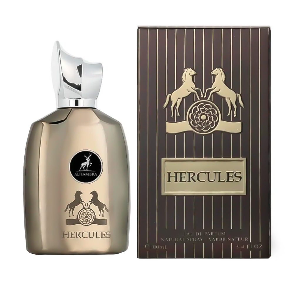 Frasco oficial do perfume MAISON ALHAMBRA HERCULES EDP 100ML