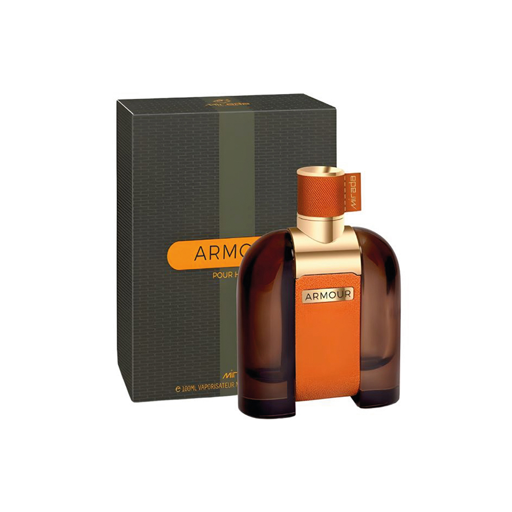Frasco oficial do perfume *MIRADA ARMOUR POUR HOMME EDP 100ML