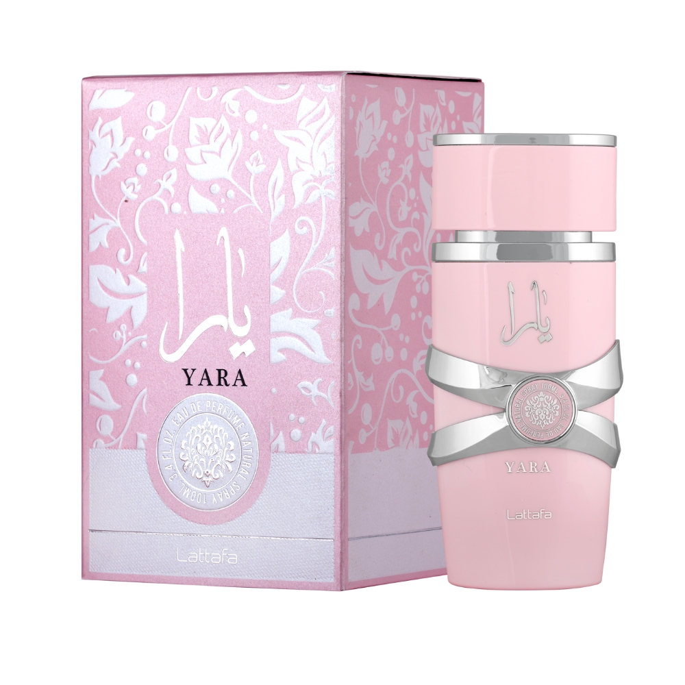 Frasco oficial do perfume LATTAFA YARA EDP 100ML