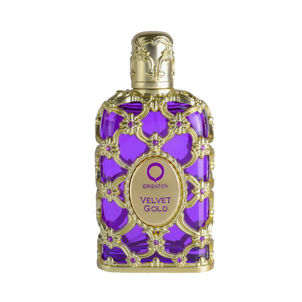 Frasco oficial do perfume ORIENTICA VELVET GOLD EDP 80ML
