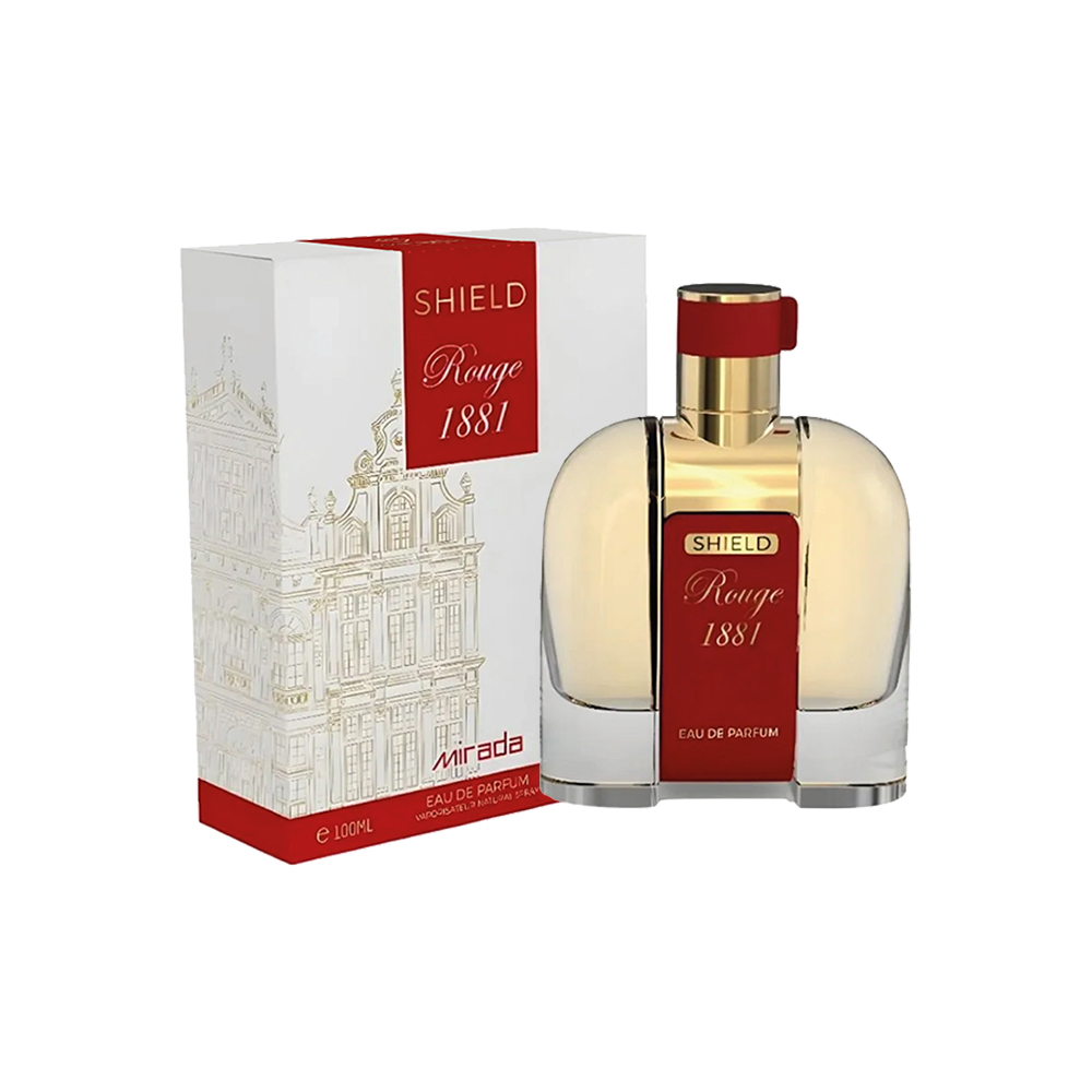 Frasco oficial do perfume *MIRADA SHIELD ROUGE 1881 EDP 100ML