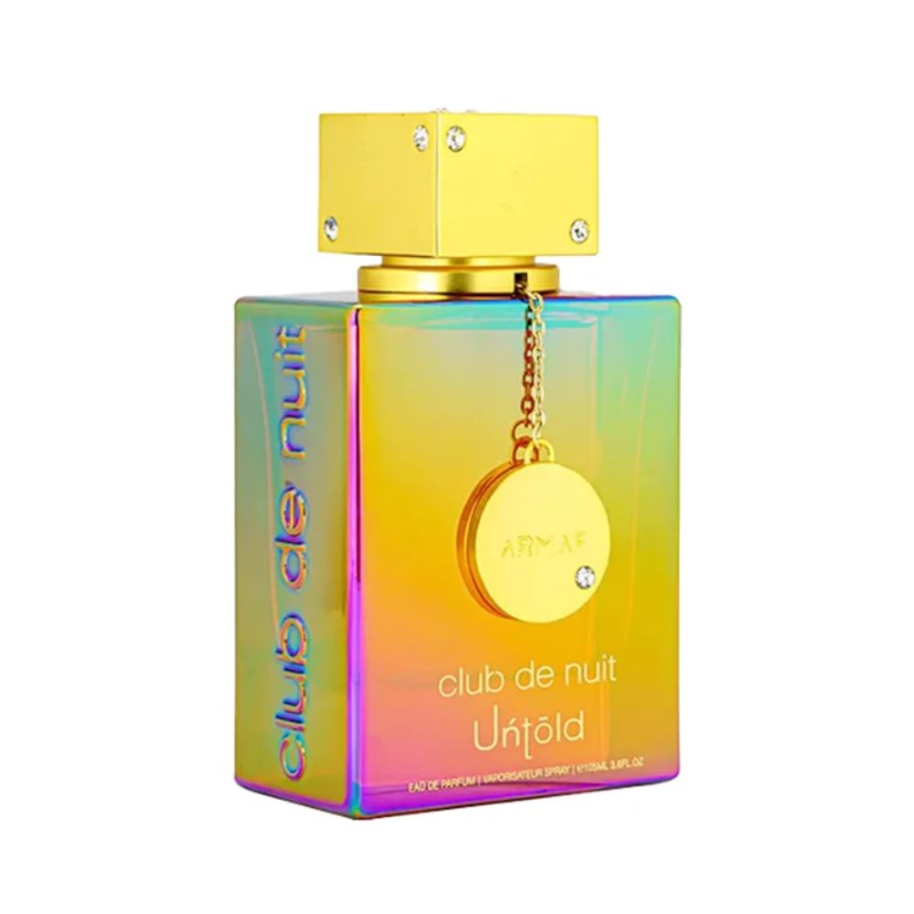 Frasco oficial do perfume ARMAF CLUB DE NUIT UNTOLD EDP 105ML