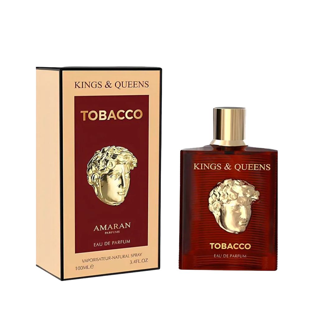 Frasco oficial do perfume *AMARAN KQ TOBACCO EDP 100ML