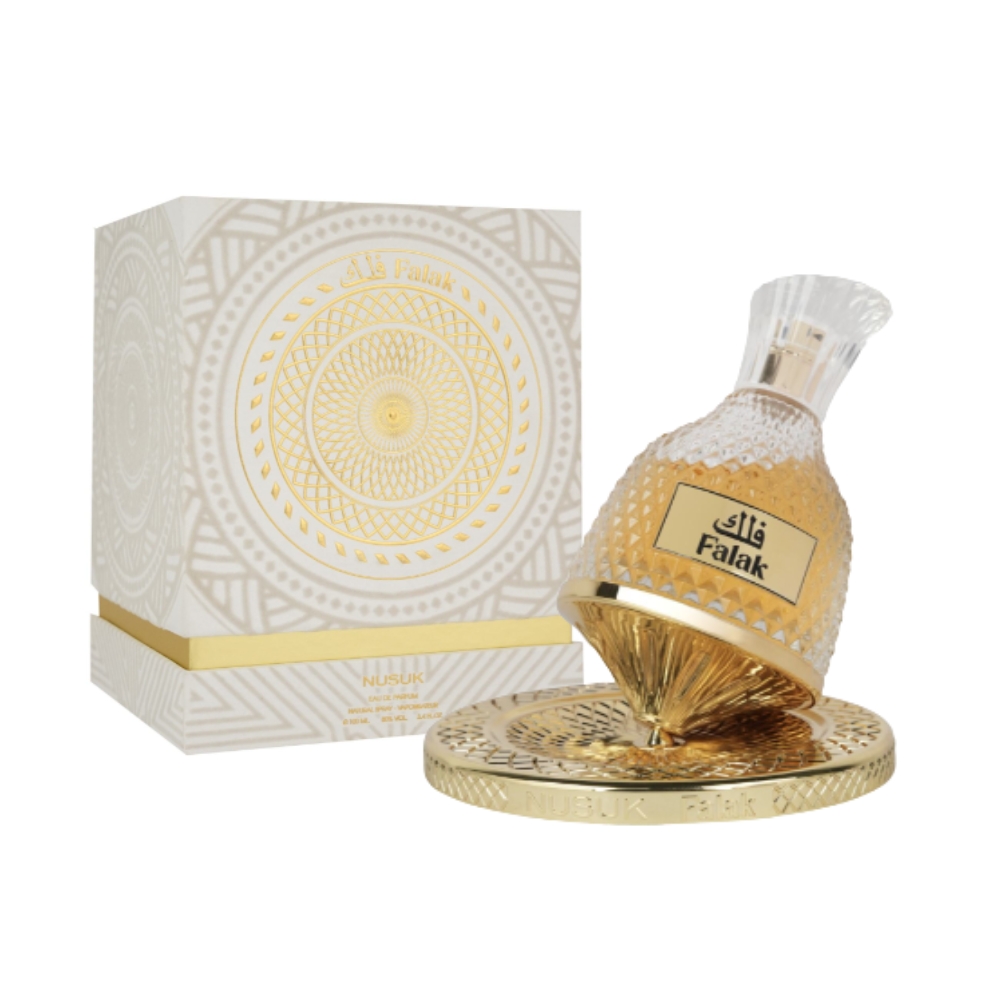 Frasco oficial do perfume NUSUK FALAK EDP 100ML