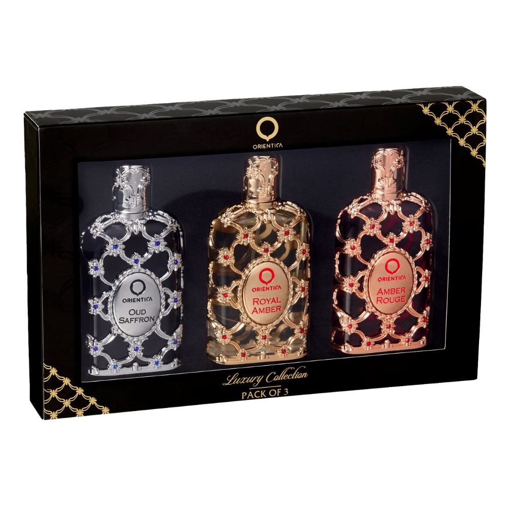 Frasco oficial do perfume COFFRET AMBER ROUGE 30ML+ROYAL AMBER 30ML+OUD SAFFRON 30ML