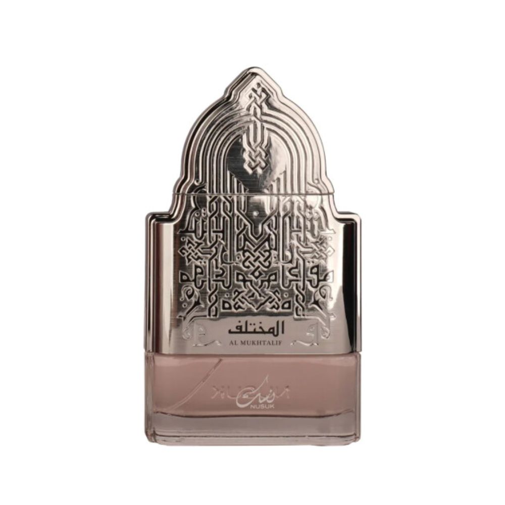 Frasco oficial do perfume NUSUK AL MUKHTALIF EDP 100ML