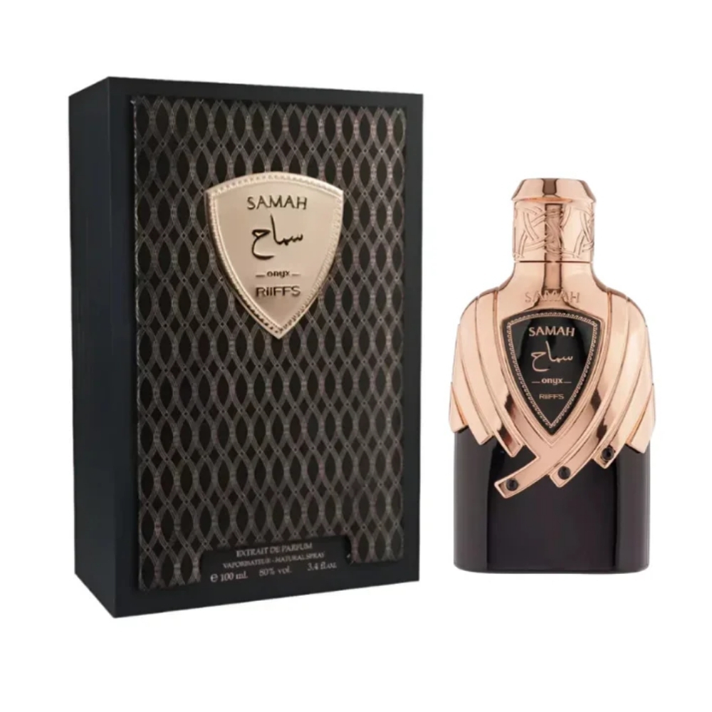 Frasco oficial do perfume RIIFFS SAMAH ONYX EXTRAIT DE PARFUM 100ML