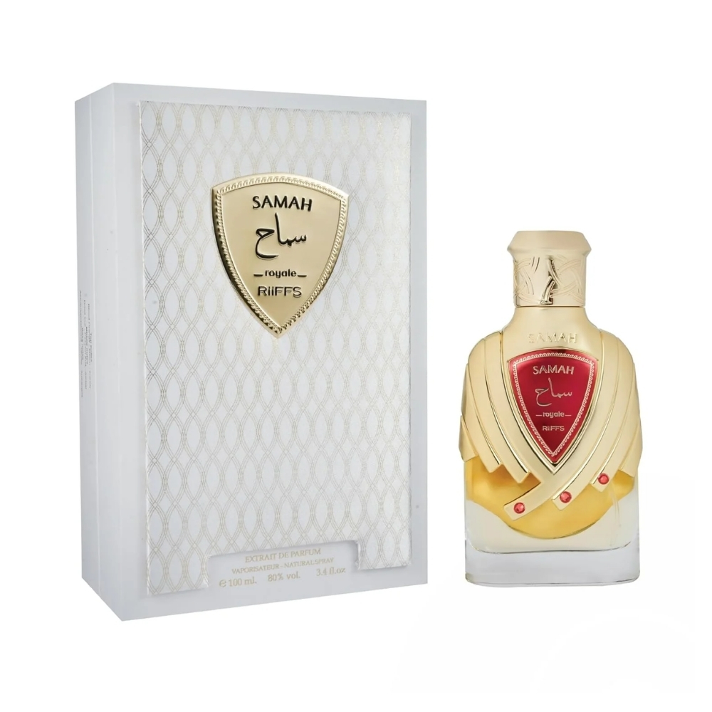 Frasco oficial do perfume RIIFFS SAMAH ROYALE EXTRAIT DE PARFUM 100ML