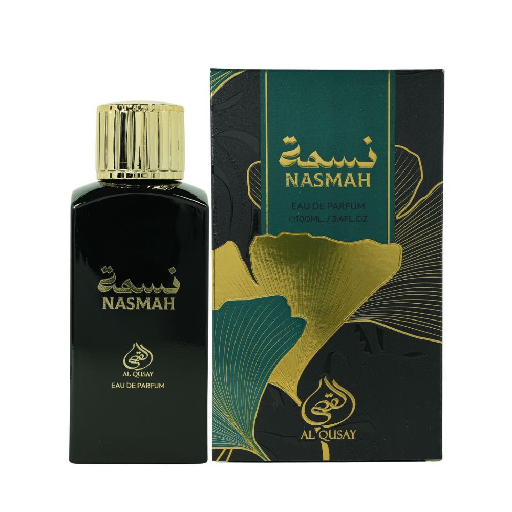 Frasco oficial do perfume AL QUSAY NASMAH EDP 100ML