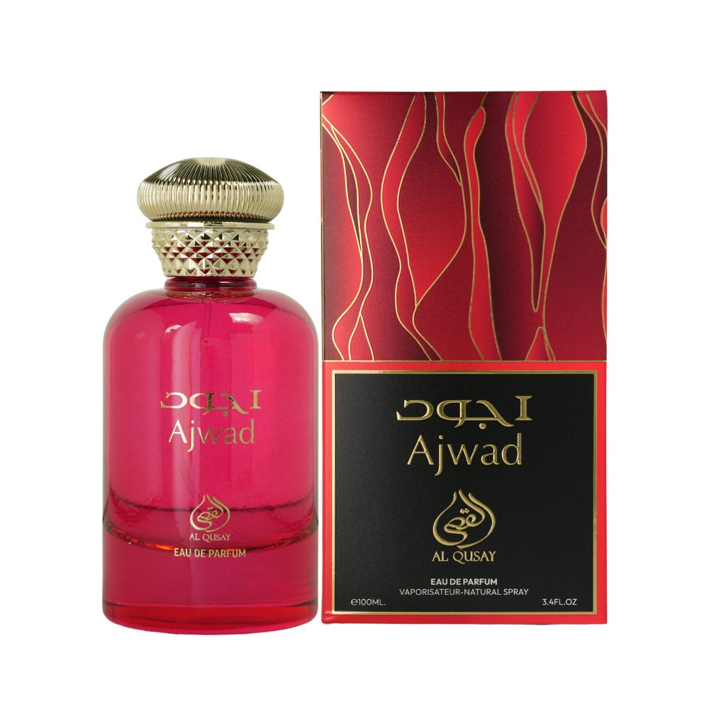 Frasco oficial do perfume AL QUSAY AJWAD EDP 100ML