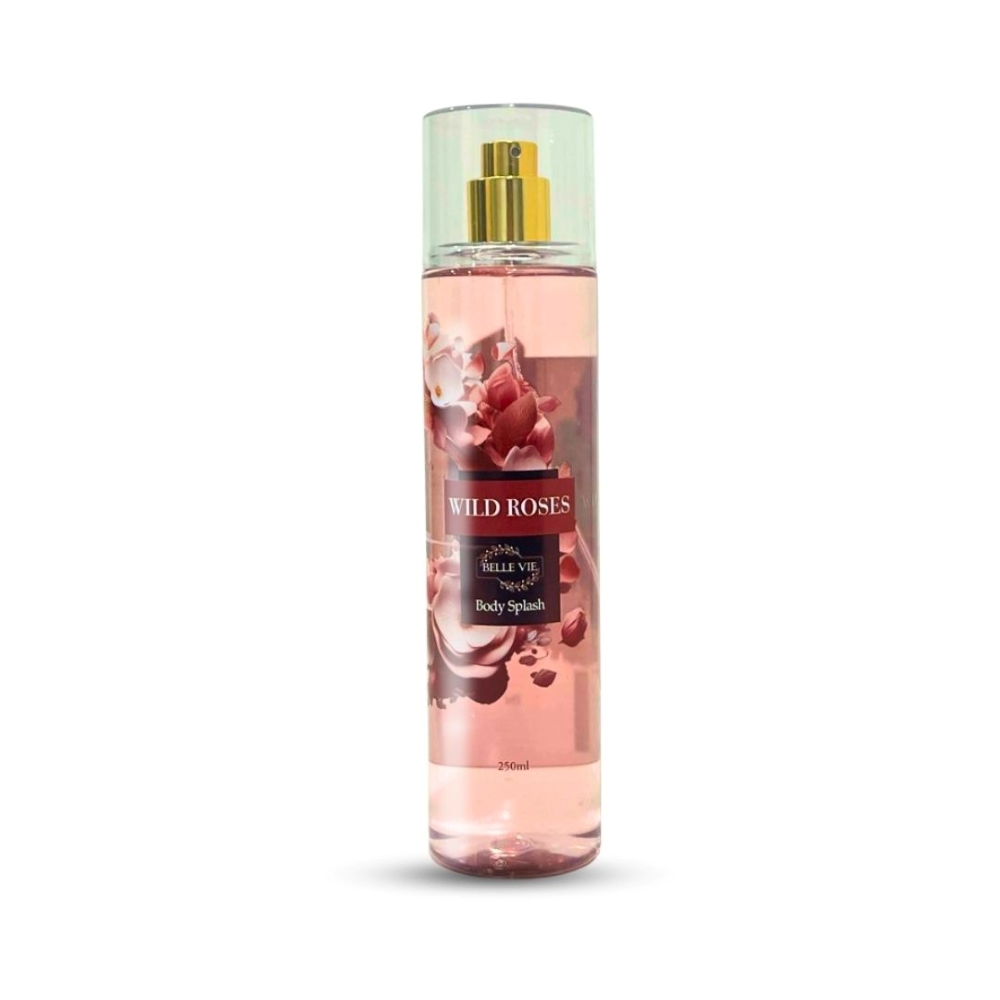 Frasco oficial do perfume BELLE VIE BODY SPLASH WILD ROSES 250ML