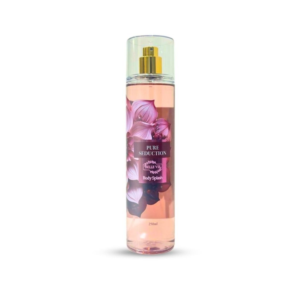 Frasco oficial do perfume BELLE VIE BODY SPLASH PURE SEDUCTION 250ML