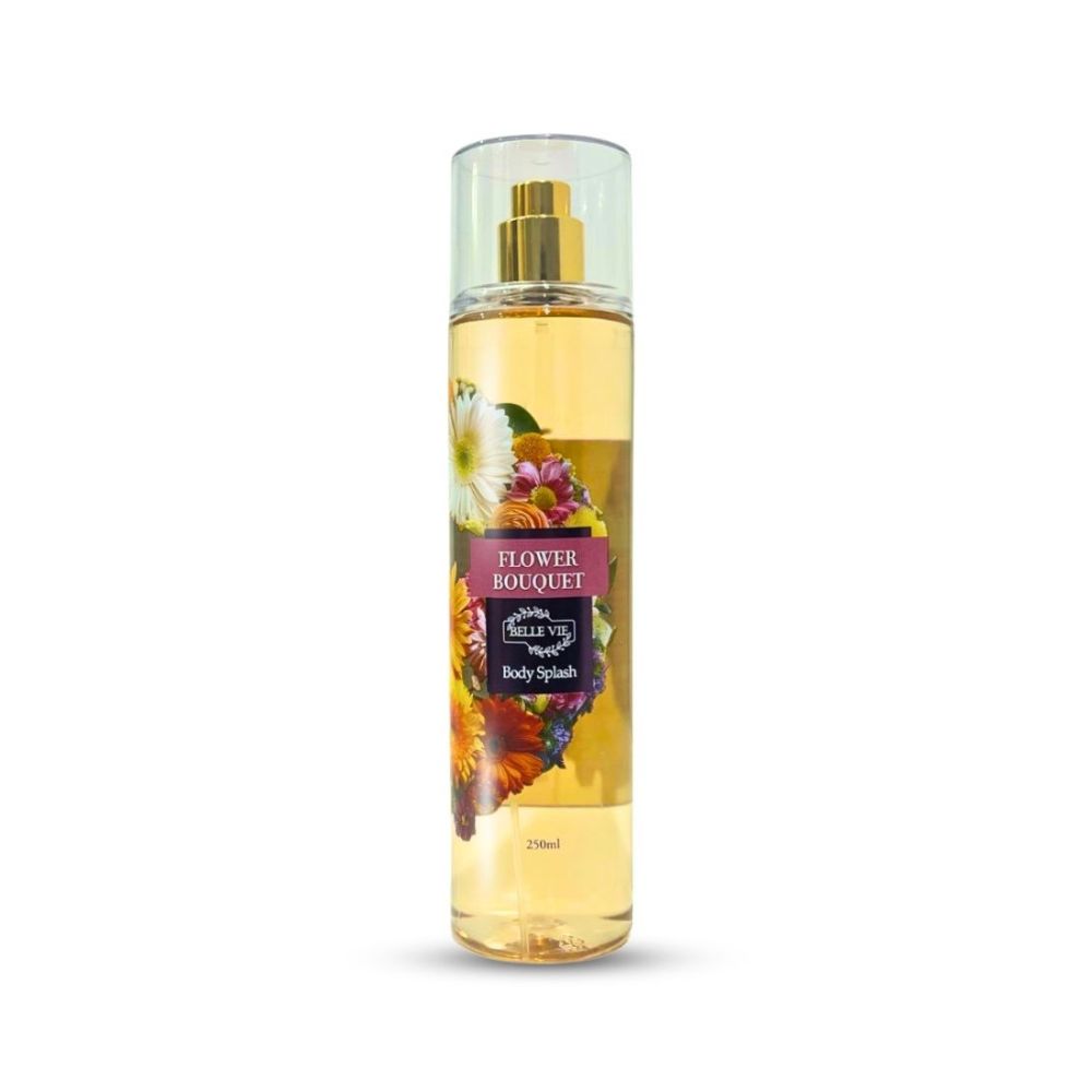 Frasco oficial do perfume BELLE VIE BODY SPLASH FLOWER BOUQUET 250ML