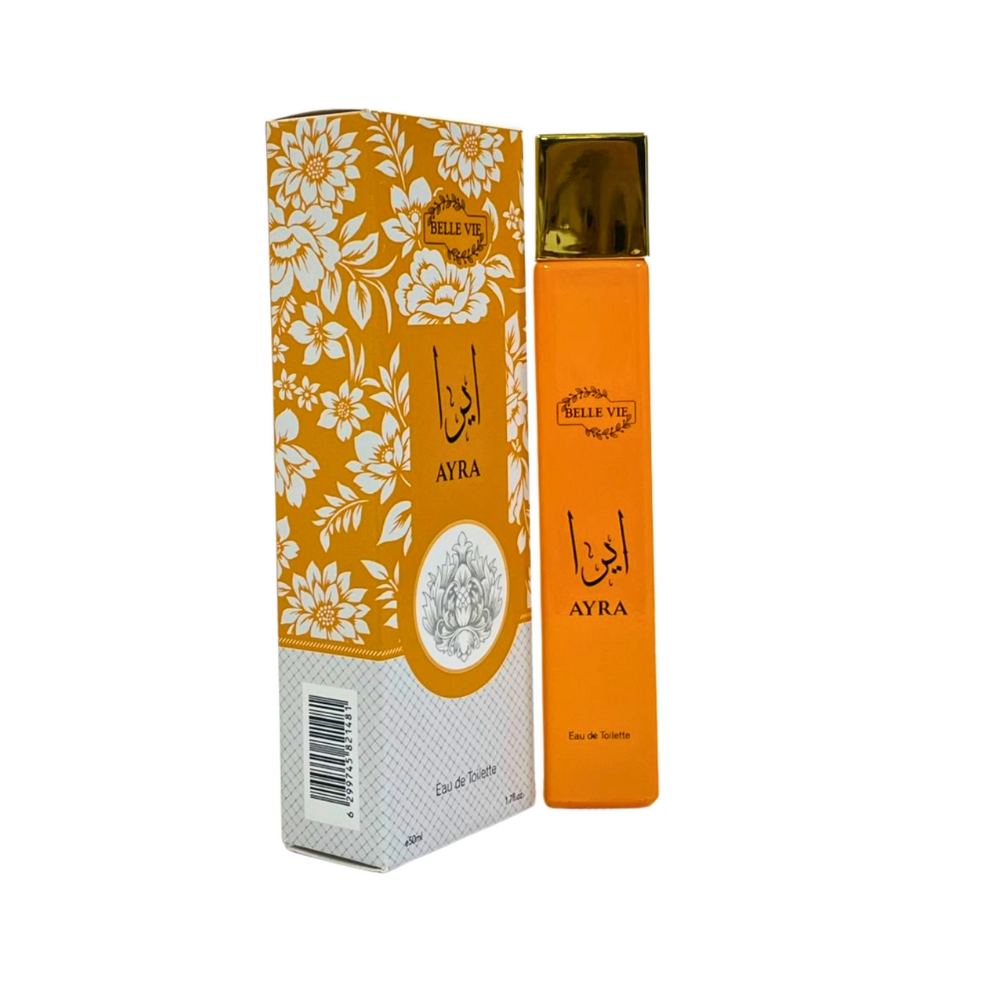 Frasco oficial do perfume BELLE VIE AYRA EDT 50ML