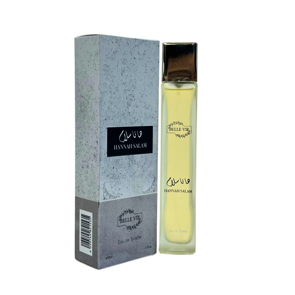 Frasco oficial do perfume BELLE VIE HANNAH SALAM EDT 50ML
