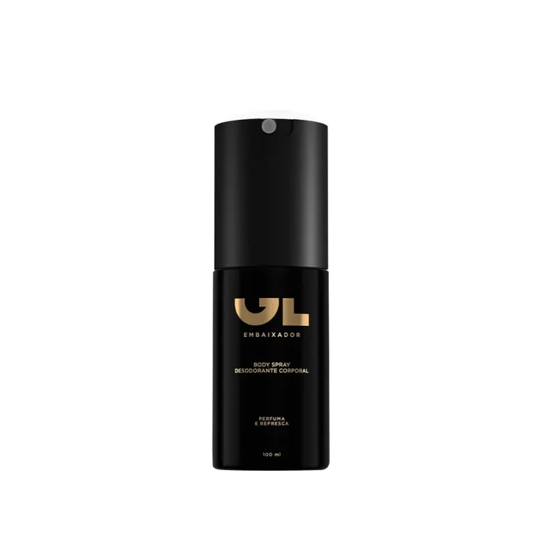 Frasco oficial do perfume *GL EMBAIXADOR BODY SPRAY 100ML