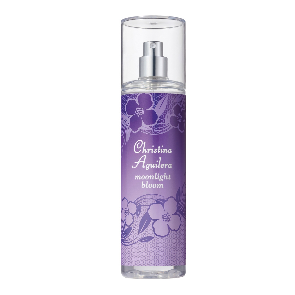 Frasco oficial do perfume CHRISTINA AGUILERA MOONLIGHT BLOOM BODY MIST 236ML
