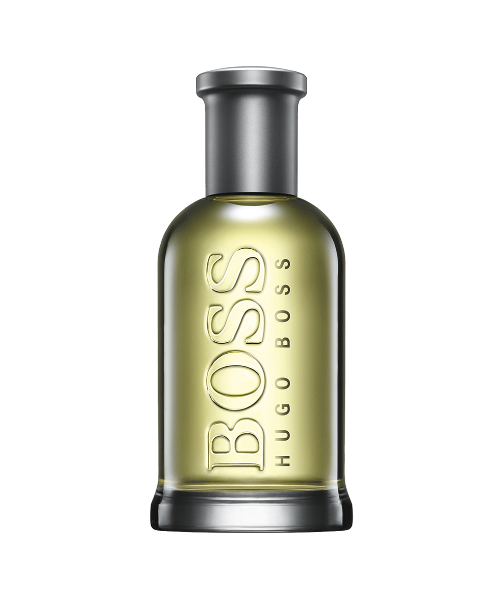 Frasco oficial do perfume HB BOSS BOTTLED FOR MEN EDT 50ML