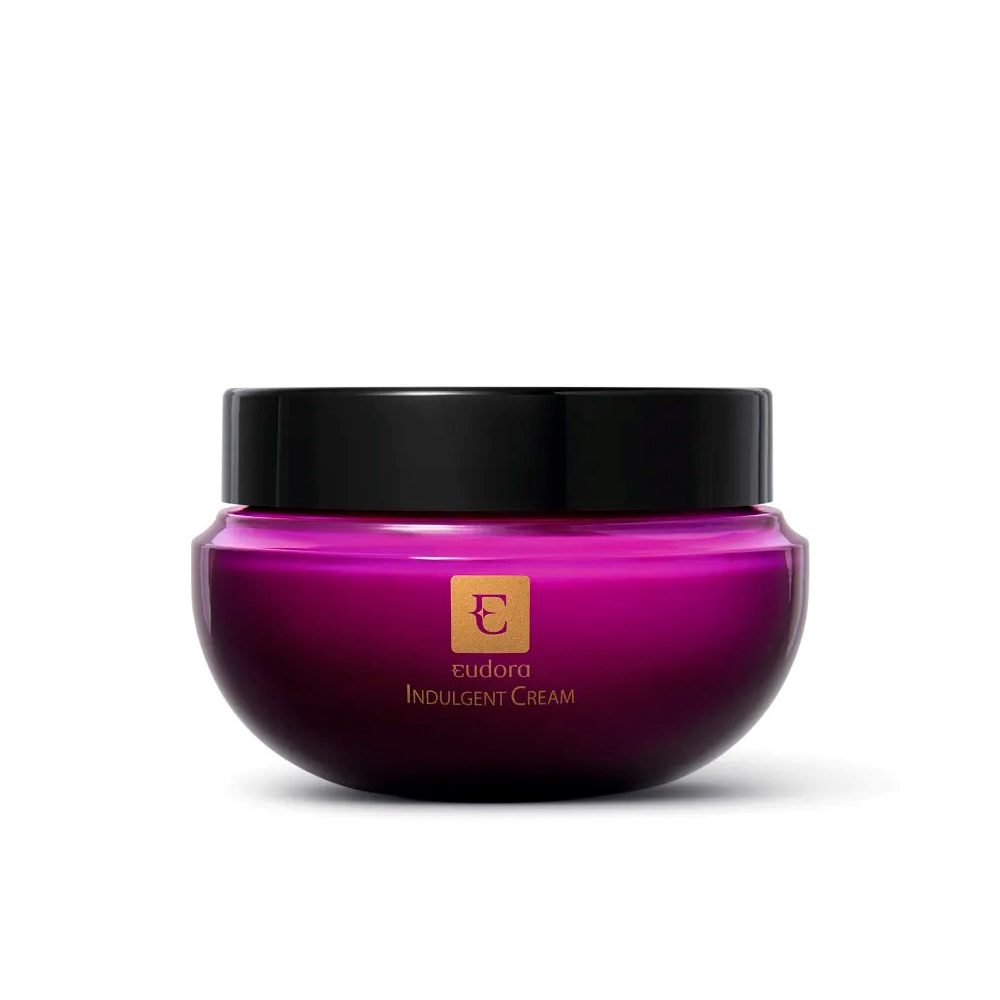 Frasco oficial do perfume EUD INDULGENT CR DES HID CORPO 250G