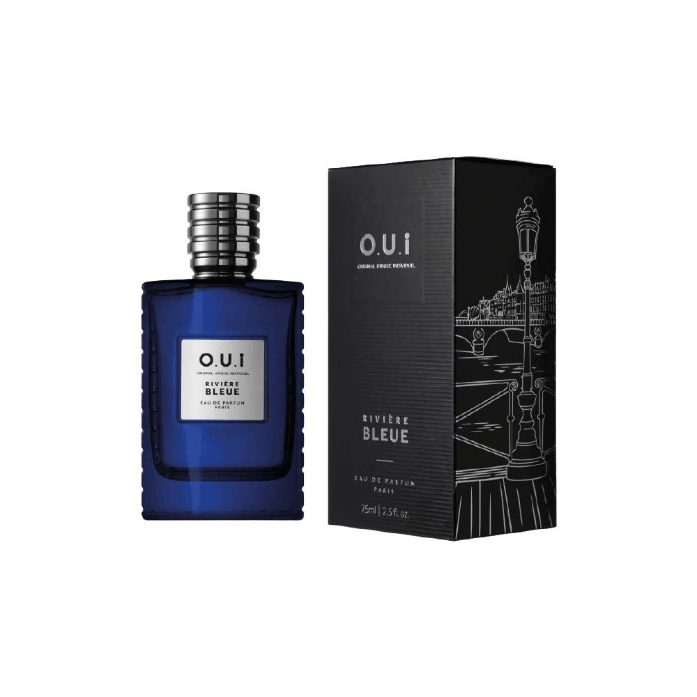 Frasco oficial do perfume OUI RIVIERE BLEUE EDP 30ML