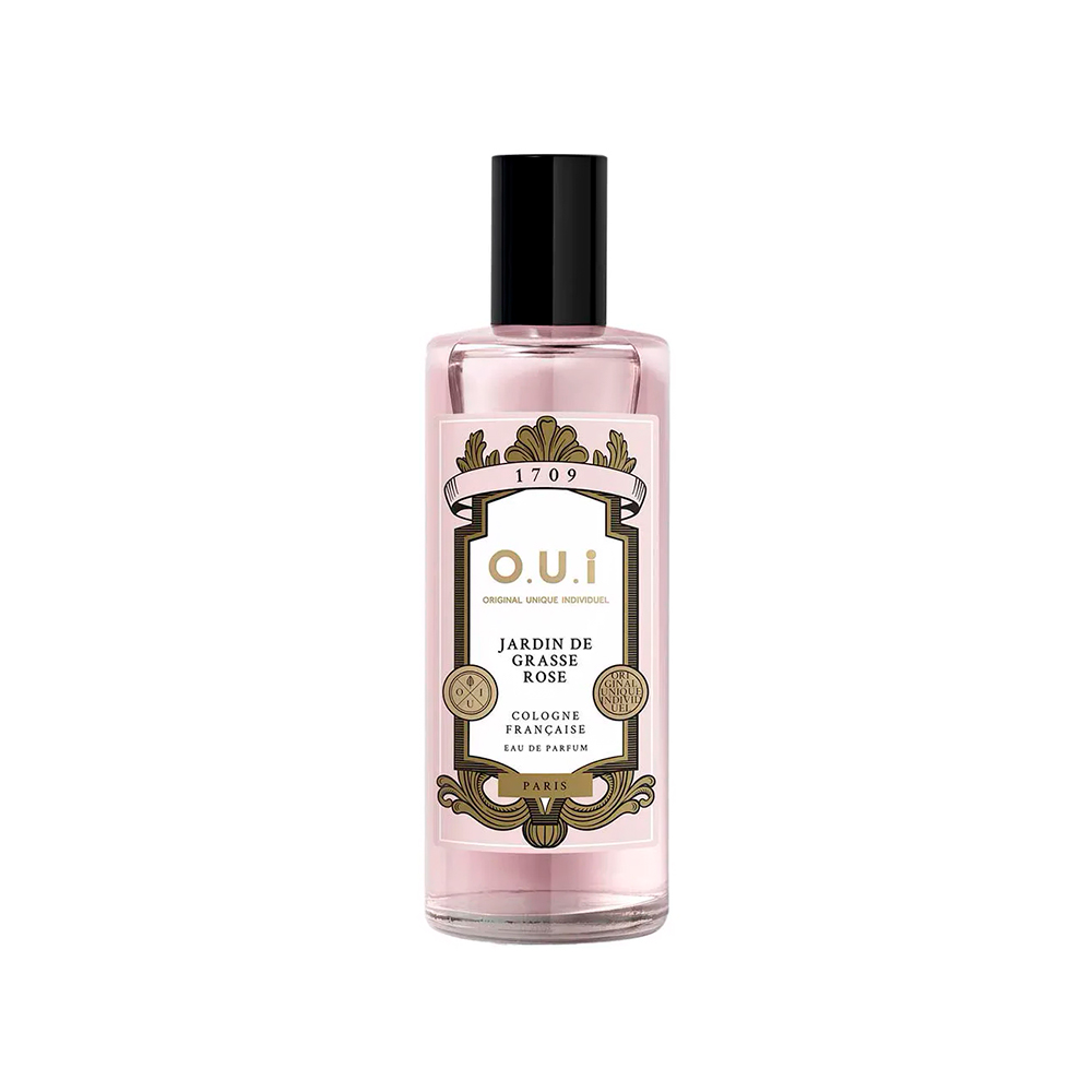 Frasco oficial do perfume OUI JARDIN ROSE UNISSEX EDP 100ML