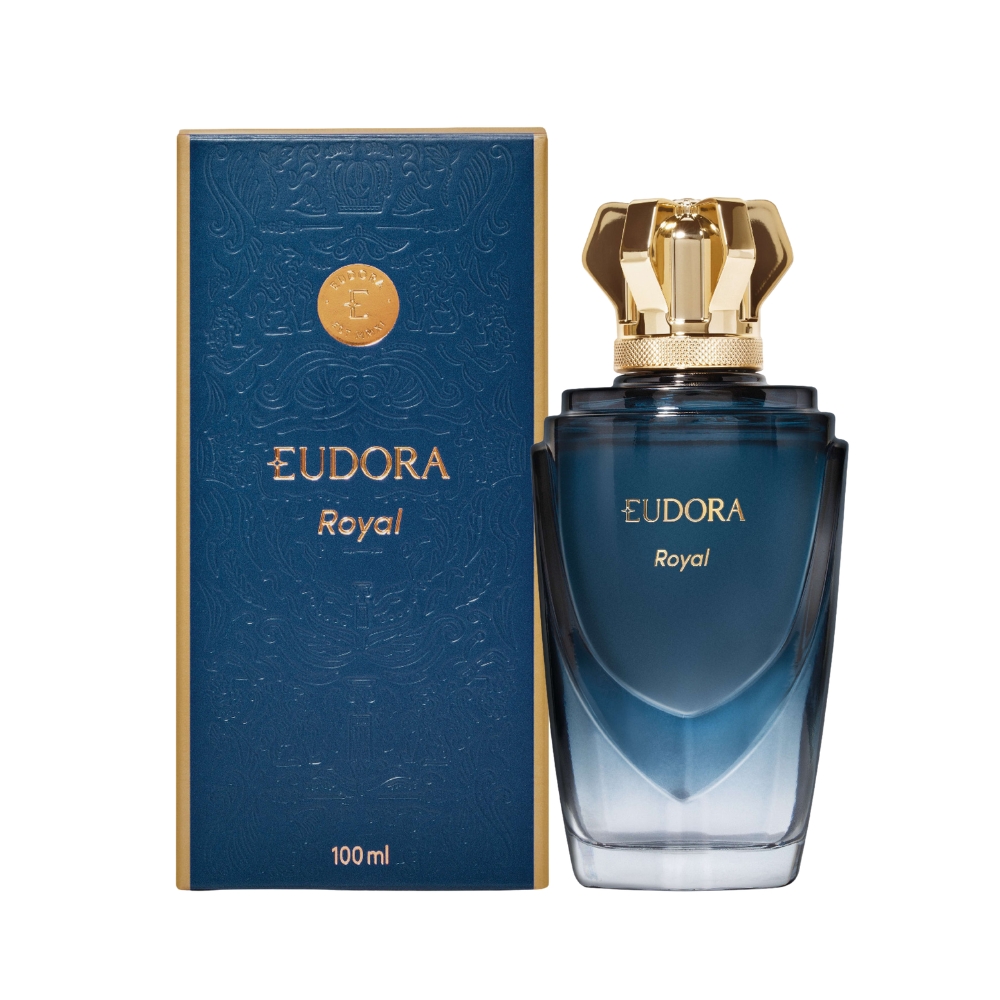 Frasco oficial do perfume EUD ROYAL MASC DEO COL 100ML