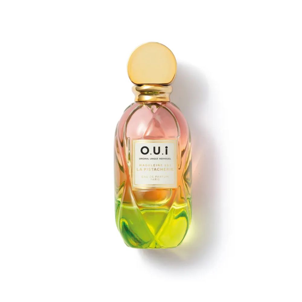 Frasco oficial do perfume OUI MADELEINE 862 LA PISTACHERIE EDP 75ML