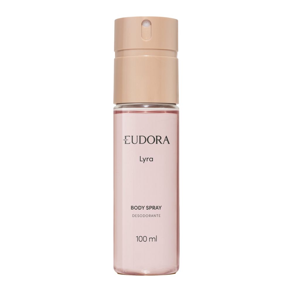 Frasco oficial do perfume EUD LYRA BODY SPRAY DESOD 100ML